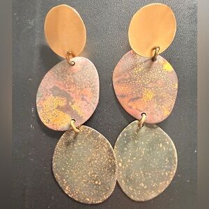 Sibilia Three Pebbles Desert Earrings